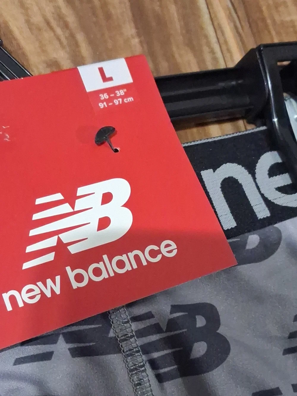 New Balance Gray & Black Logo Boxer Briefs